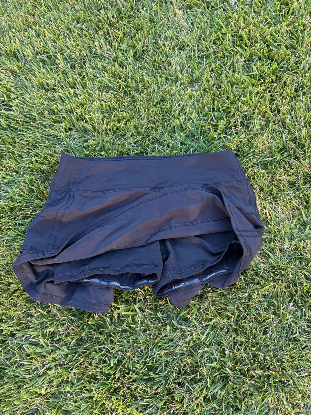 lululemon athletica Black Training Skort with Built-In Liner